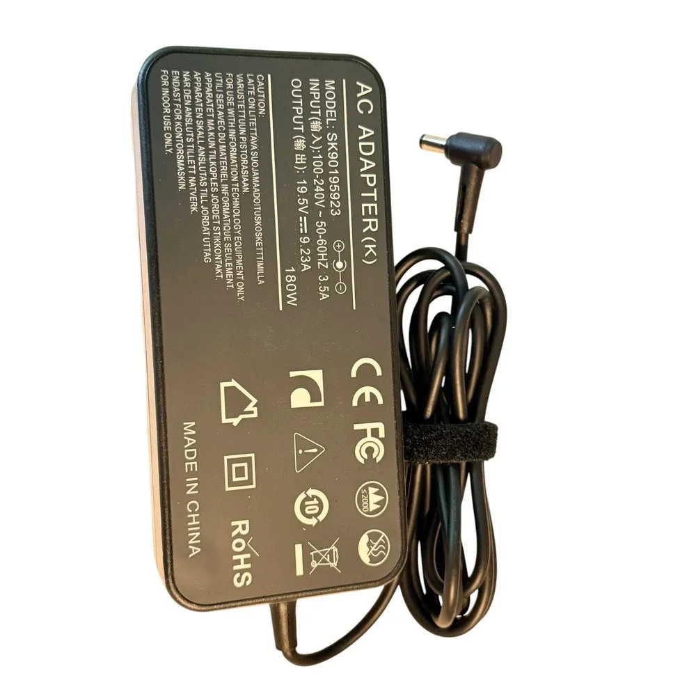 Generic AC Adapter Laptop Charger 180W 19.5V 9.23A Black Excellent SK90195923